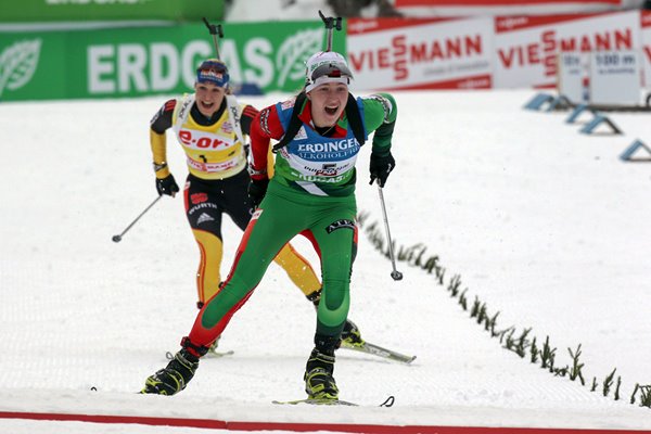 Darya Domracheva IBU Biathlon World Cup Hochfilzen 2011