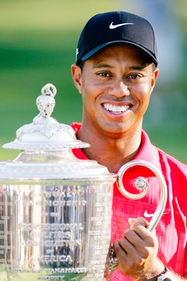 Tiger Woods Wanamaker Trophy 