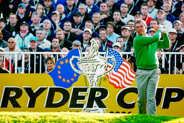 Darren Clarke tees off - 2006 Ryder Cup