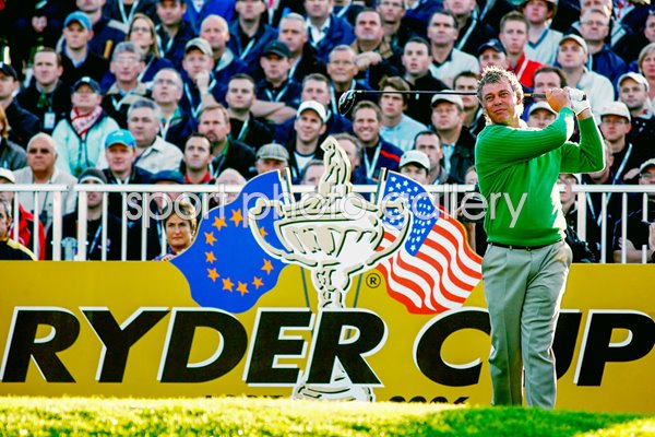 Darren Clarke tees off - 2006 Ryder Cup