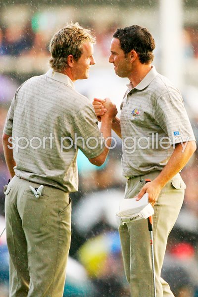 Sergio Garcia and Luke Donald