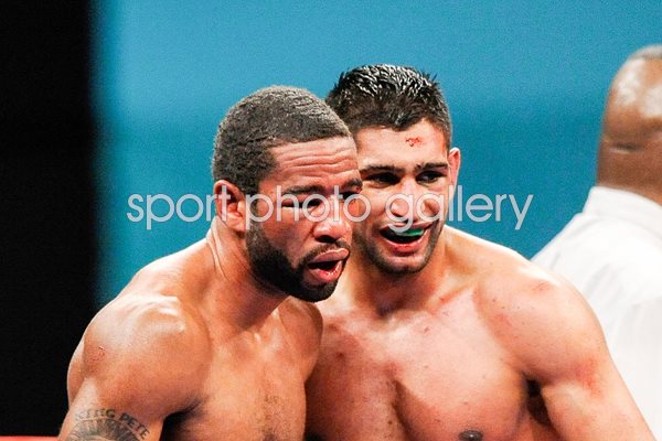 Amir Khan and Lamont Peterson 2011
