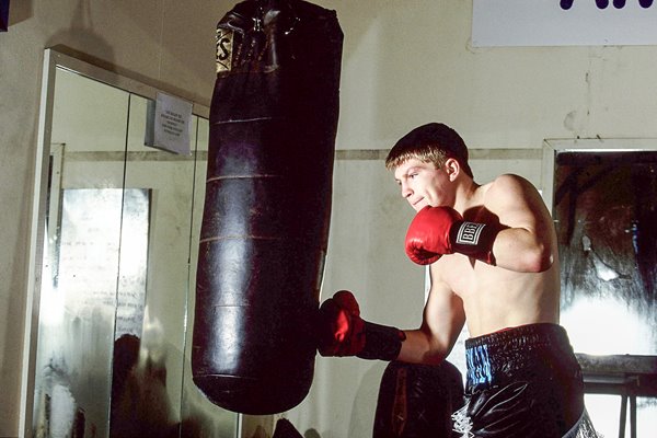 Ricky Hatton training