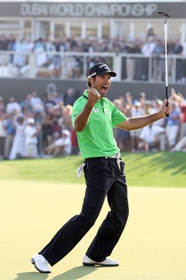 Alvaro Quiros wins Dubai World Championships 