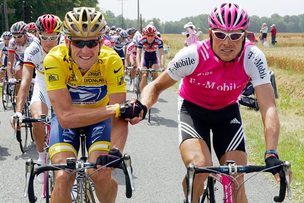 Lance Armstrong and Jan Ullrich 2004