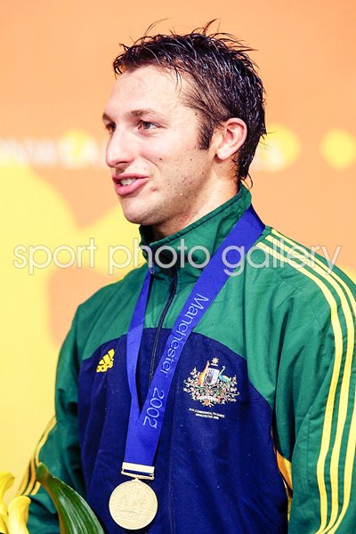 Ian Thorpe of Australia wins gold