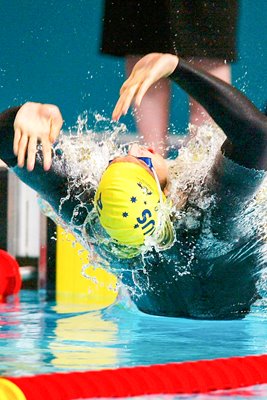 Ian Thorpe 100m backstroke start
