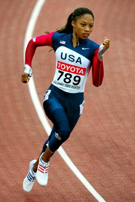 Allyson Felix of the USA 