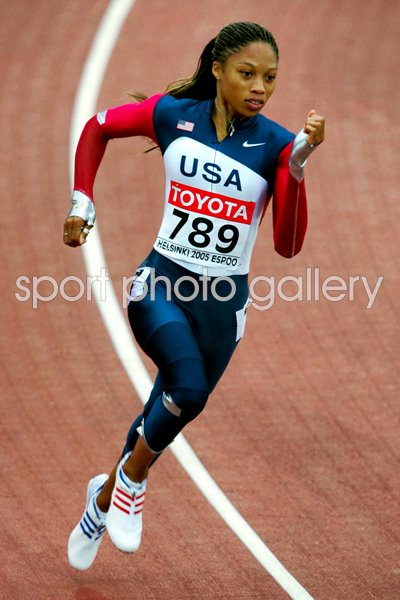 Allyson Felix of the USA 
