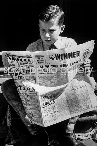 Young Lester checks the form