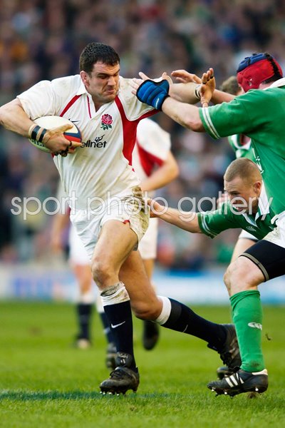Martin Johnson charges forward