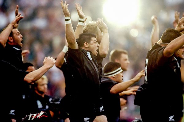 New Zealand team perform the Haka