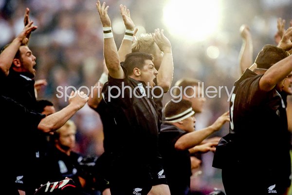 New Zealand team perform the Haka