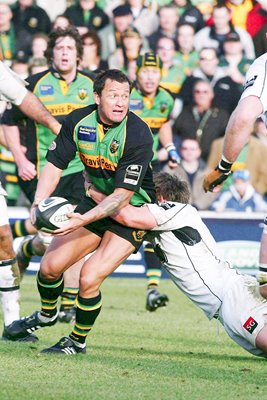 Carlos Spencer of Northampton Saints 