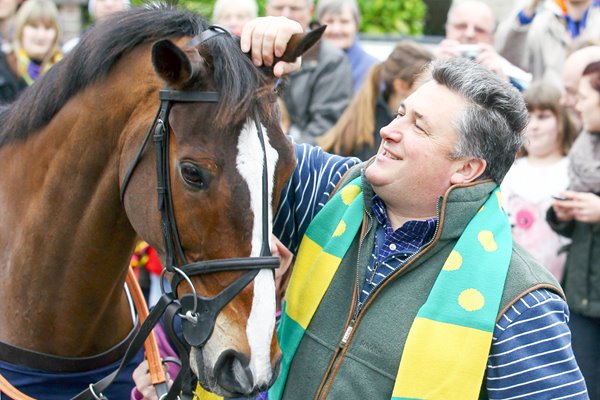 Paul Nicholls and Kauto Star Ditcheat 2011