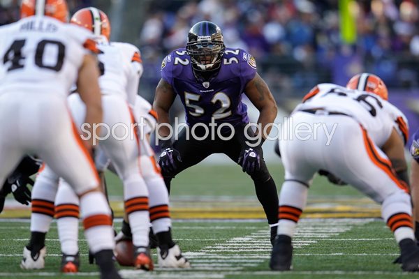 Ray Lewis Baltimore Ravens v Cleveland Browns 2011