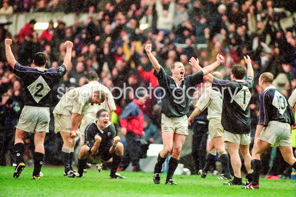 Scotland celebrate victory