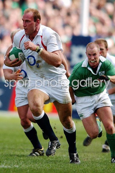 Lawrence Dallaglio Grand Slam action