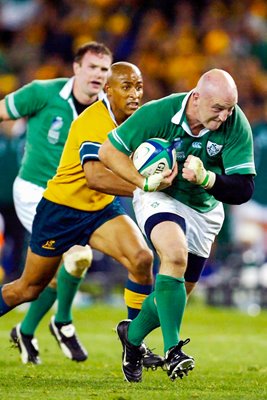 Keith Wood of Ireland in action