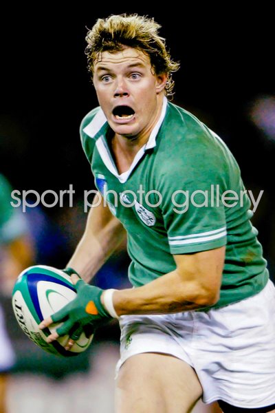 Brian O'Driscoll of Ireland in action