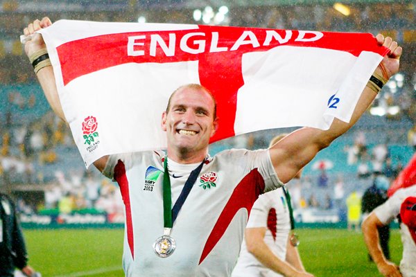 Lawrence Dallaglio RWC celebration