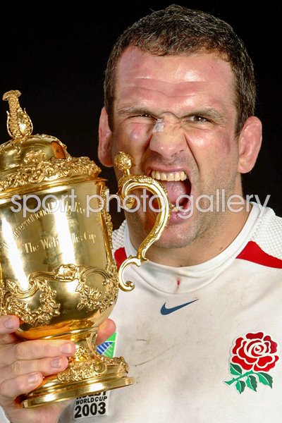 Martin Johnson tastes World Cup Glory
