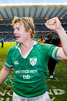 Brian O'Driscoll celebrates 