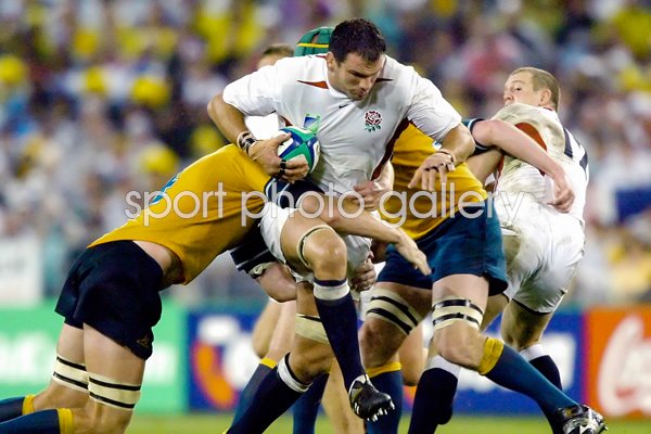 Martin Johnson on the charge