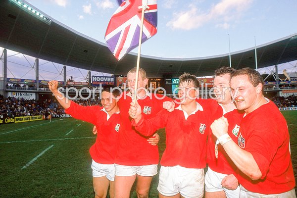 Underwood, Richards, Andrew, Evans, Moore British Lions 1989