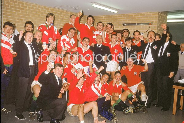1989 British Lions celebrate