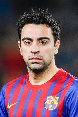 Xavi Hernandez FC Barcelona Portrait