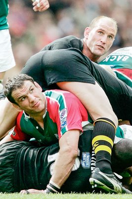 Martin Johnson and Lawrence Dallaglio 