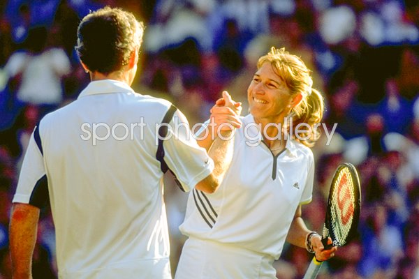 John McEnroe and Steffi Graf