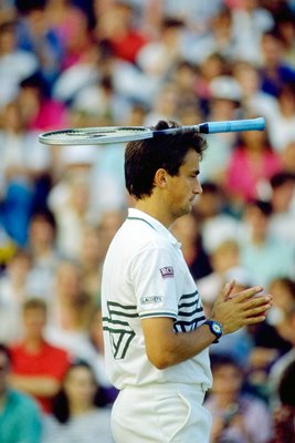 Henri Leconte entertains Wimbledon 1991