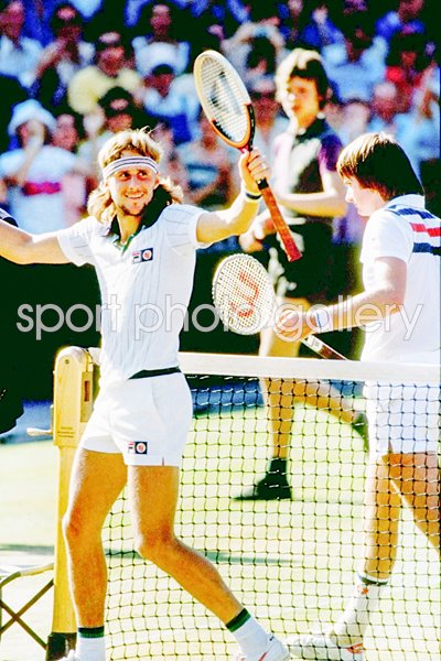 Bjorn Borg beats Jimmy Connors 1977