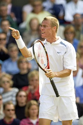 Lleyton Hewitt celebrates 