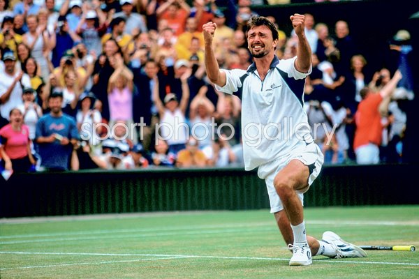 Goran Ivanisevic Wimbledon celebration 2001