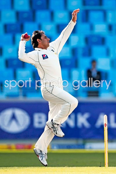 Saeed Ajmal Pakistan bowls Dubai 2011