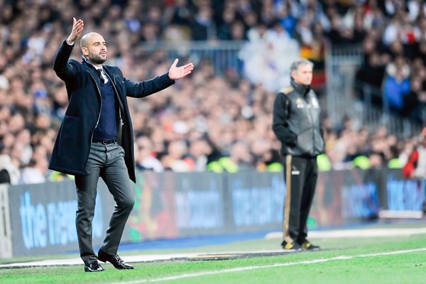 Josep Guardiola Barcelona v Real Madrid 2012