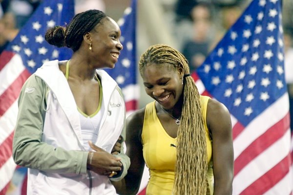 Venus and Serena Williams US Open 2001