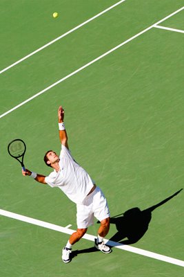 Sampras serves