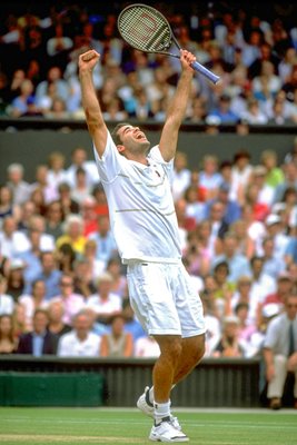 Pete Sampras celebrates victory 1999