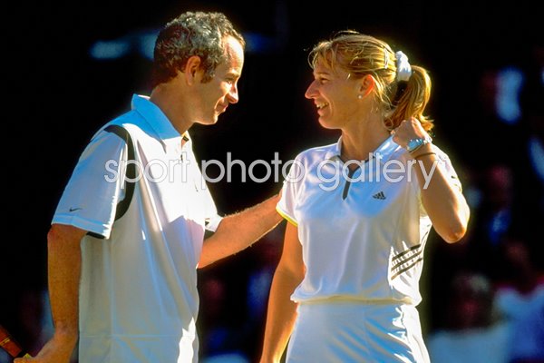 John McEnroe and Steffi Graf