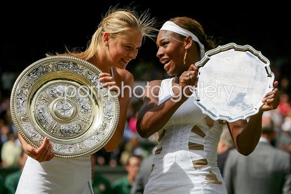 Maria Sharapova and Serena Williams