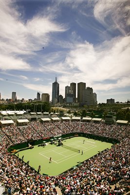 The Australian Open scene