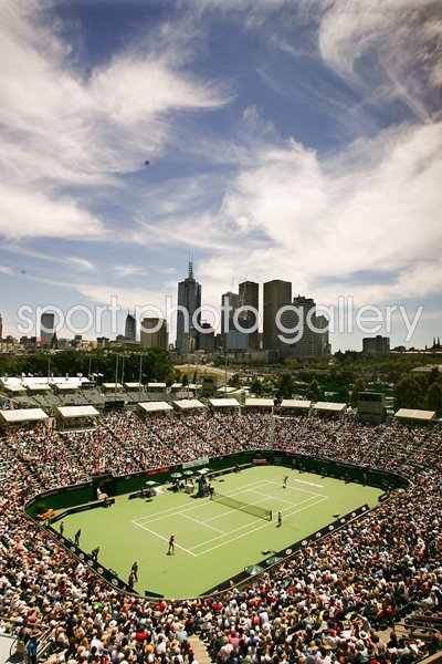 The Australian Open scene