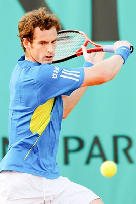 Andy Murray 2010 French Open action