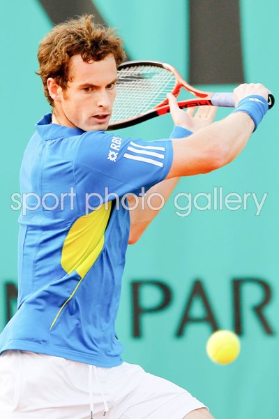 Andy Murray 2010 French Open action
