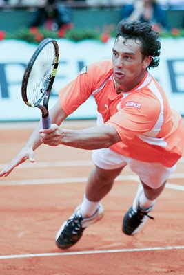 Mariano Puerta of Argentina dives