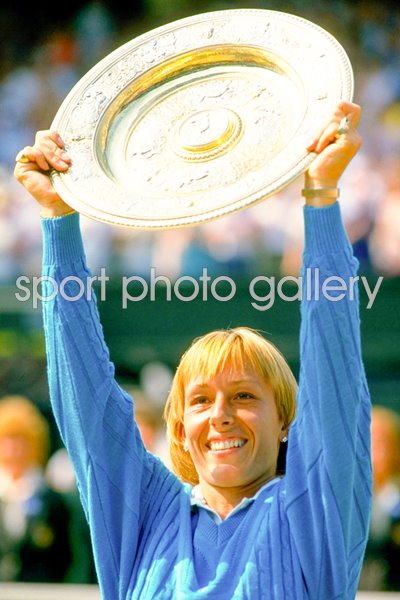 Martina Navratilova Wimbledon Champion 1984